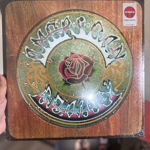 Green Rose Decorative Vinyl Record Sleeve - Grateful Dead band (factory sealed)